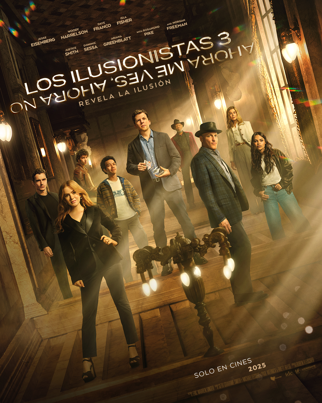 Los Ilusionistas 3: Espectáculo que mezcla ilusión, acción y desorden calculado